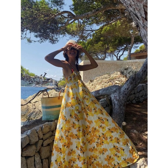 NWT Peony Citrus Weekend Maxi Size S - Picture 2 of 7